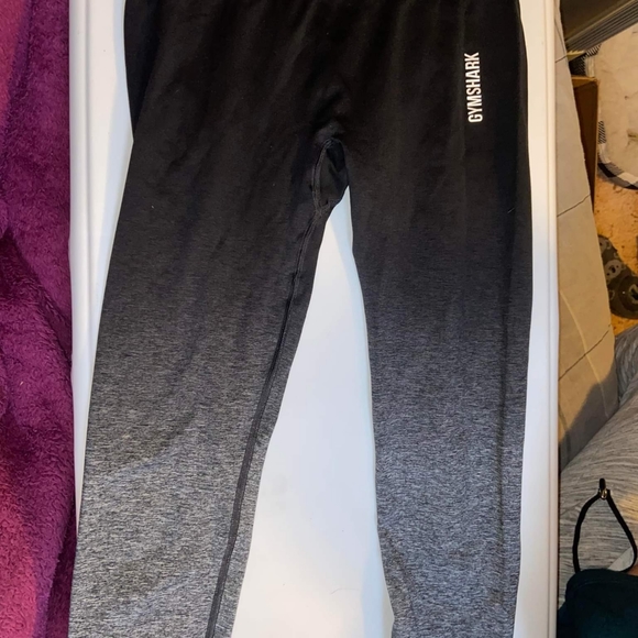Gymshark Black/Grey Ombre Leggings - Picture 3 of 4
